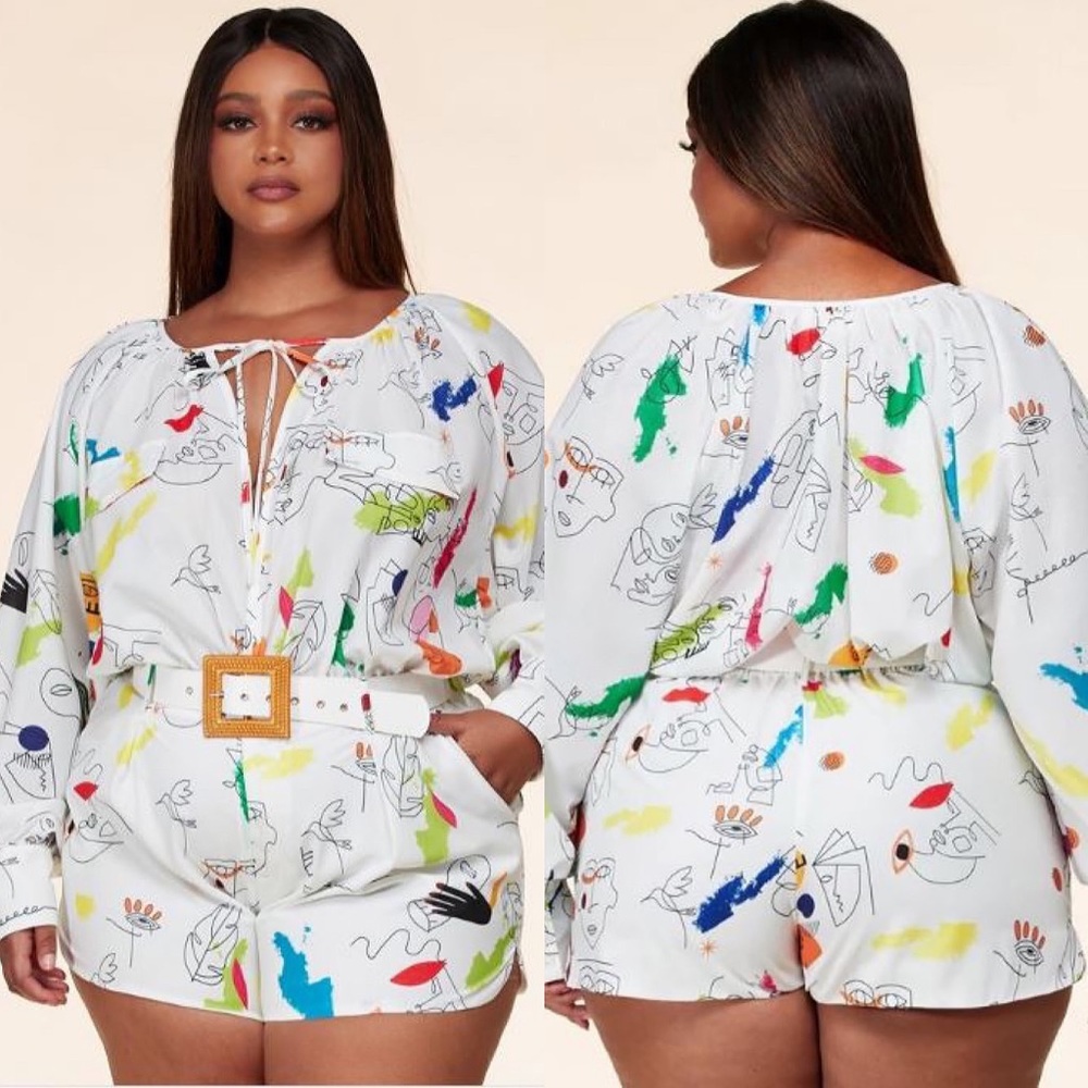 Colorful Romper ❤️💙🧡💛💚💜
